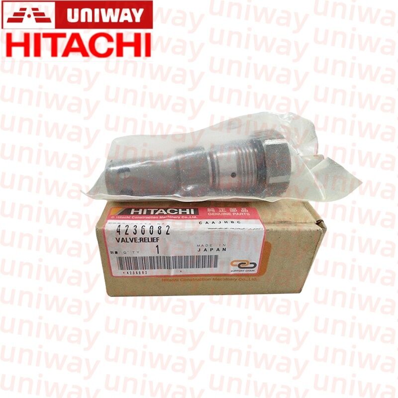 Genuine 4236082 Hydraulic Relief Valve Spare Part For Hitachi ZX200 ZX210 ZX225 Excavator 6HK1 4HK1 Engine