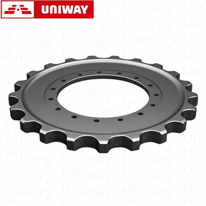 High Quality UNIWAY Front Idler 2948262-E_450 Guide Wheel Fit cat Excavator E450 OEM Standard New
