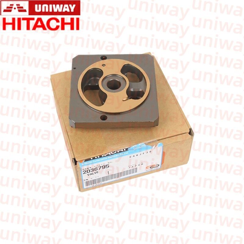 Hydraulic Pump Valve Plate For Hitachi EX125 EX200 EX210 2036795 Original Fit Isuzu 6HK1 Excavator  Spare Parts