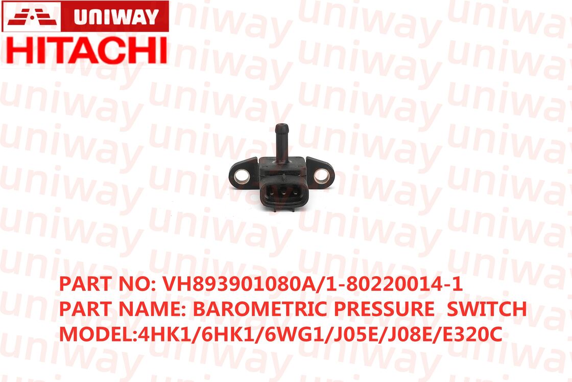 1‑80220014‑1 Original Boost Sensor Genuine Hitachi Replacement Spare Parts Compatible With Isuzu 4HK1 6HK1 ZX200 ZX250 ZX280 Excavator