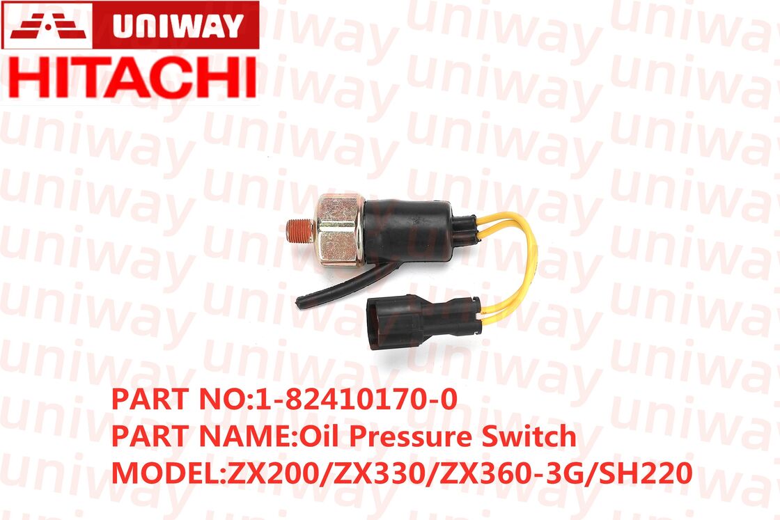 Hitachi Original 1‑82410170‑0 Oil Pressure Sensor Spare Component For Isuzu 4BG1 6BG1 Engine ZX200 ZX210 ZX230 Excavator