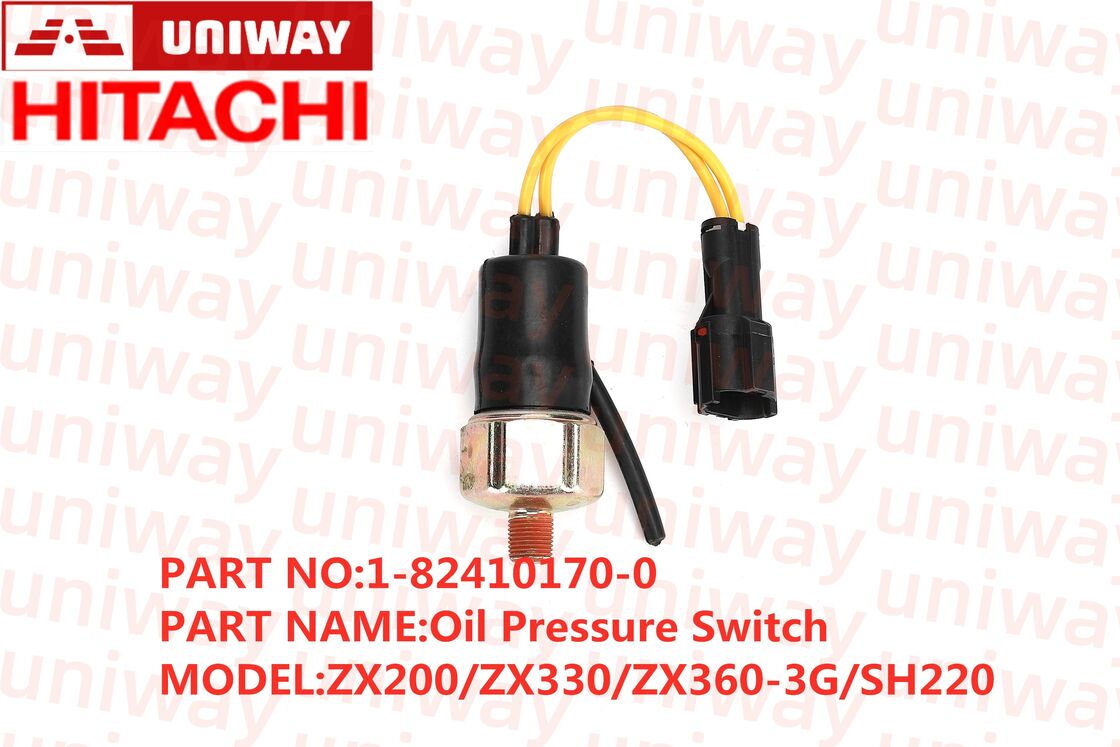 Hitachi Original 1‑82410170‑0 Oil Pressure Sensor Spare Component For Isuzu 4BG1 6BG1 Engine ZX200 ZX210 ZX230 Excavator