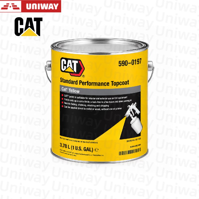C.A.T Yellow Spray Paint 1 Gallon 590-0197 5900197 Equipment Coating Part