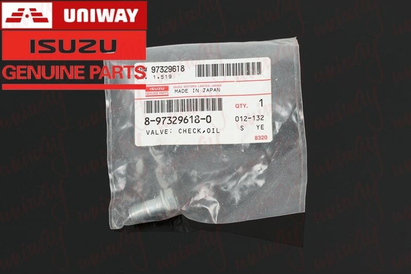 صمام ISUZU الأصلي؛ تحقق من زيت 4HK1 6HK1 8973296180 8-97329618-0 1131610080 1-13161008-0 لـ 135C RTS JD ، 225CL RTS JD ، 270C LC JD